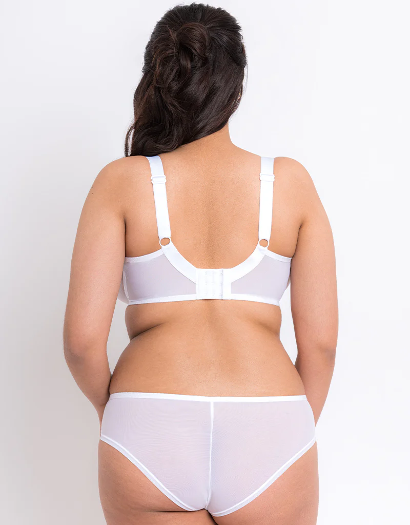 Flirtelle Hayley Plunge Bra White - Image 6