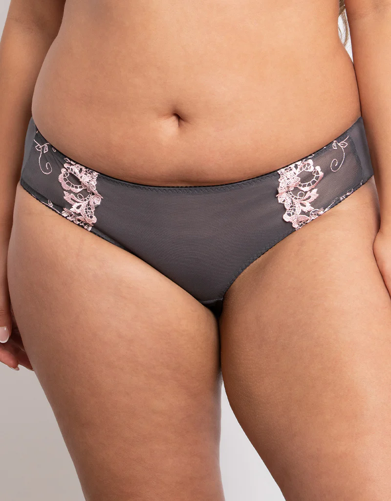 Flirtelle Holly Brazilian Brief Charcoal