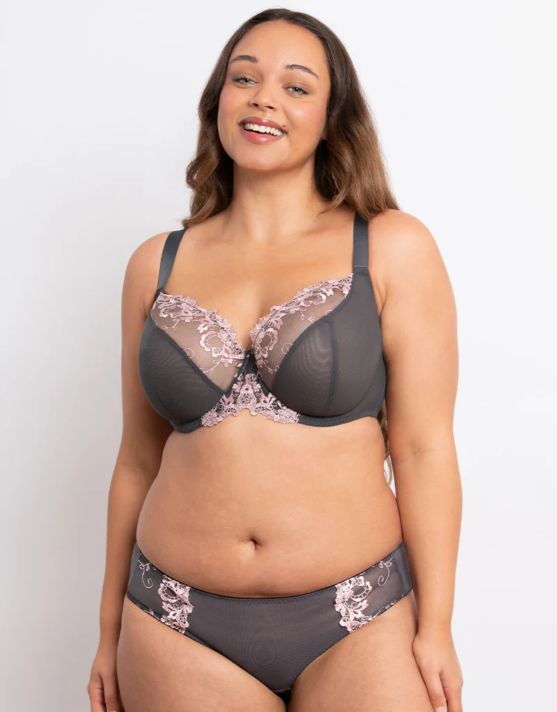 Flirtelle Holly Brazilian Brief Charcoal - Image 3