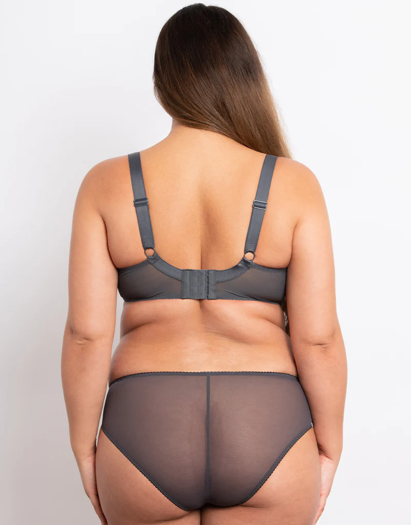 Flirtelle Holly Brazilian Brief Charcoal - Image 4