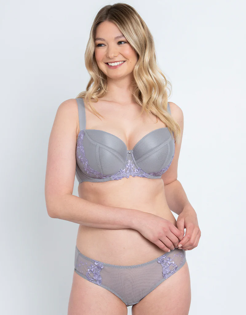 Flirtelle Holly Brazilian Brief Slate/Purple - Image 3