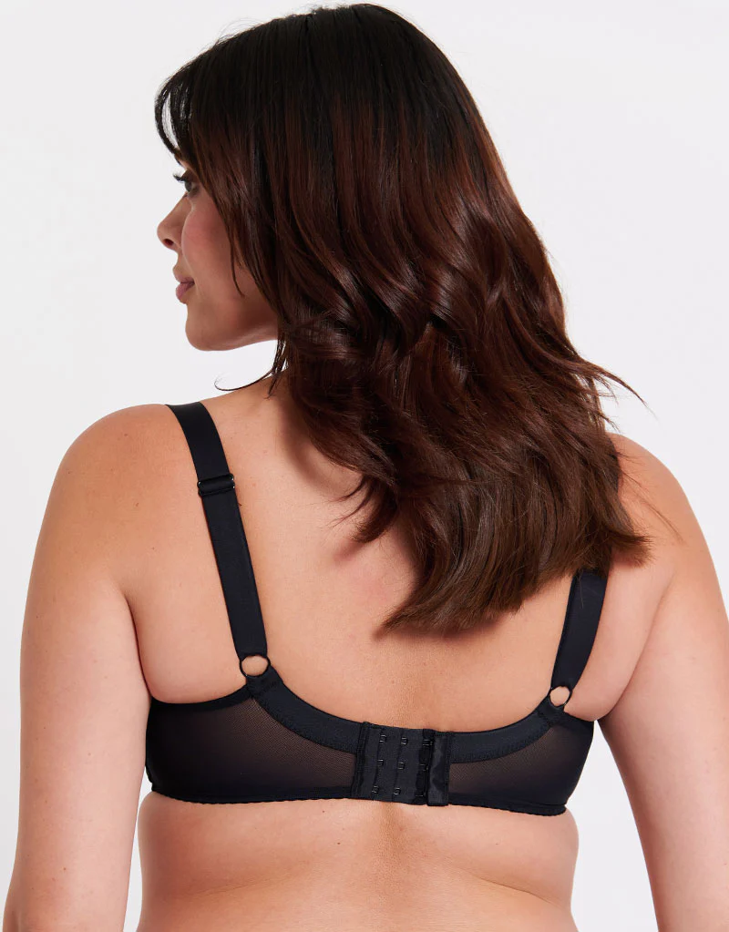 Flirtelle Riley Balcony Bra Black - Image 5