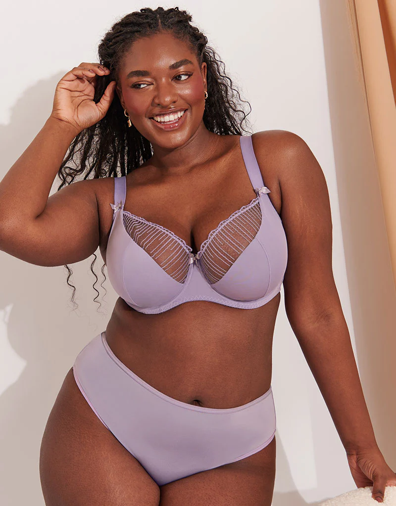 Flirtelle Riley Balcony Bra Lavender - Image 2