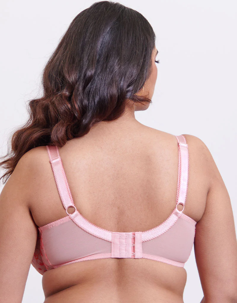 Flirtelle Rosie Balcony Bra Pink Multi - Image 5