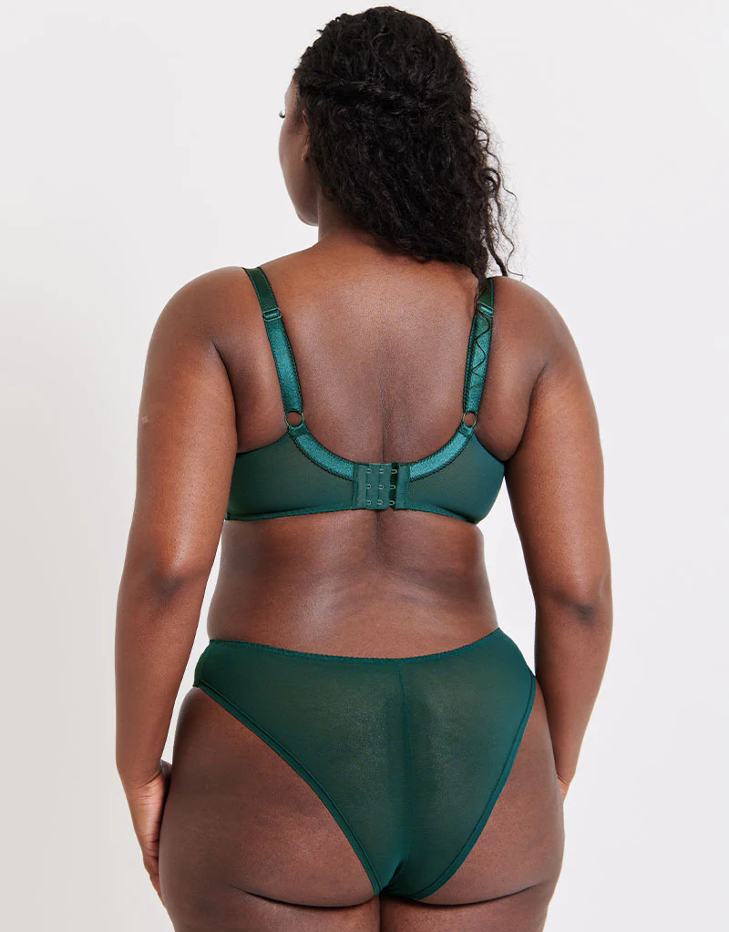 Flirtelle Rosie Balcony Bra Emerald - Image 6