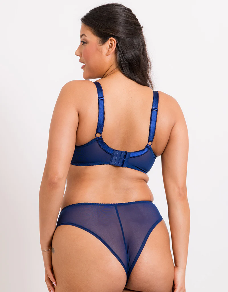 Flirtelle Rosie Balcony Bra Navy Mix - Image 6
