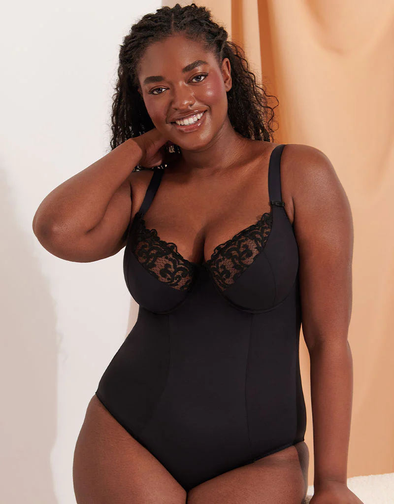 Flirtelle Swirl Balcony Body Black - Image 7
