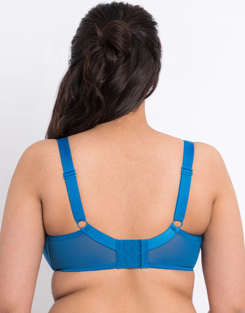 Flirtelle Swirl Balcony Bra Marine Blue - Image 5