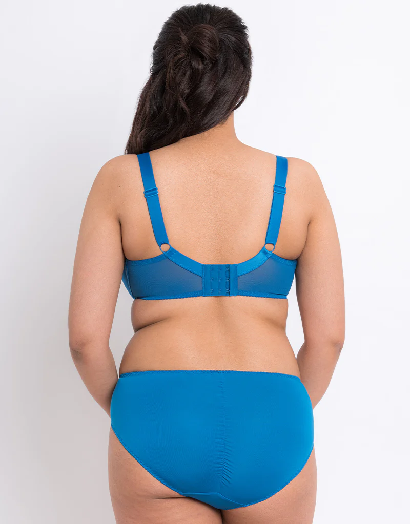 Flirtelle Swirl Balcony Bra Marine Blue - Image 6