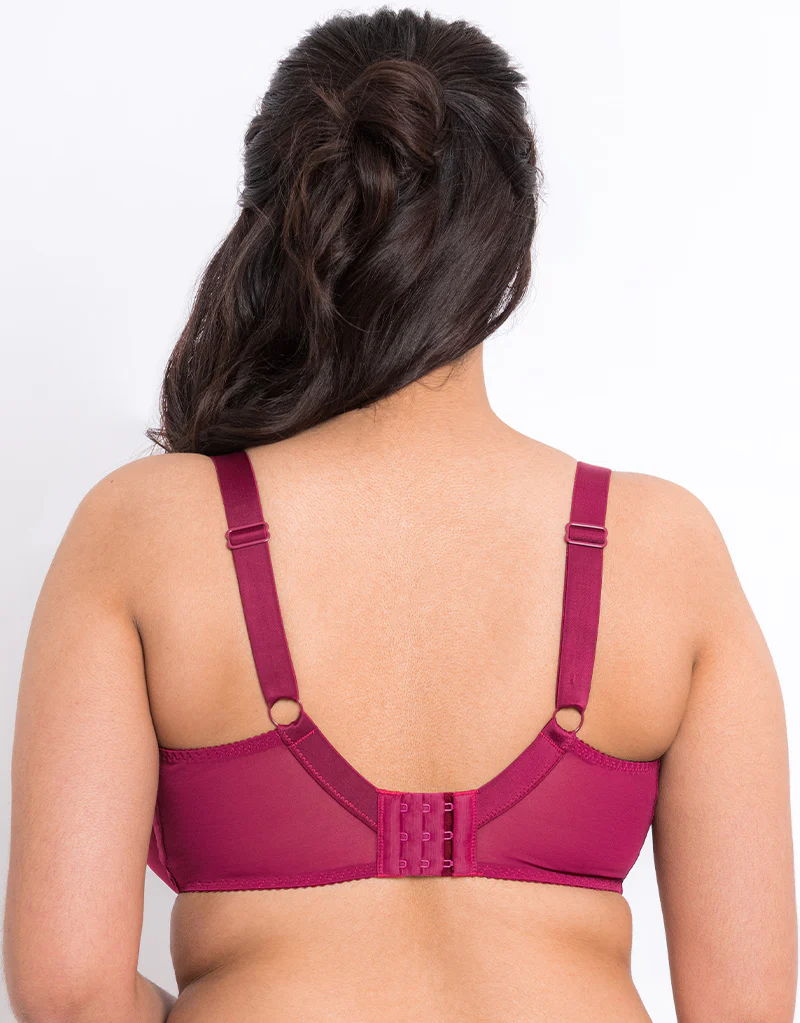 Flirtelle Swirl Balcony Bra Sangria - Image 5