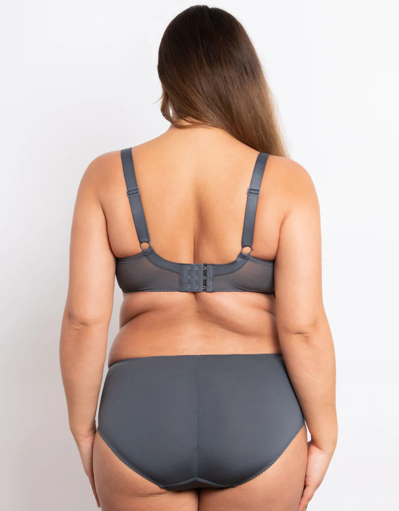 Flirtelle Swirl Brief Dark Grey - Image 4