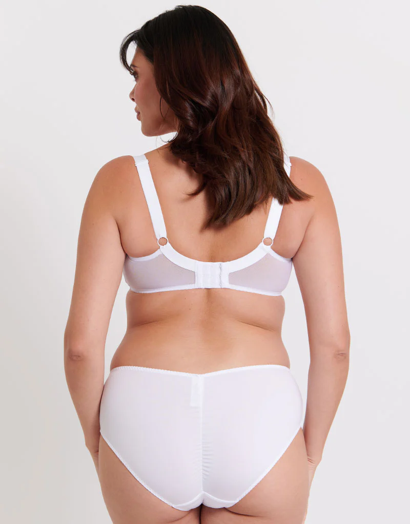 Flirtelle Swirl Balcony Bra White - Image 6