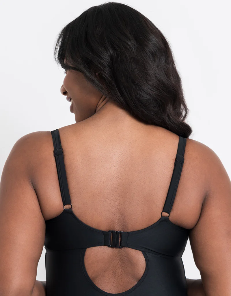 Flirtelle Verona Beach Balcony Swimsuit Black - Image 5