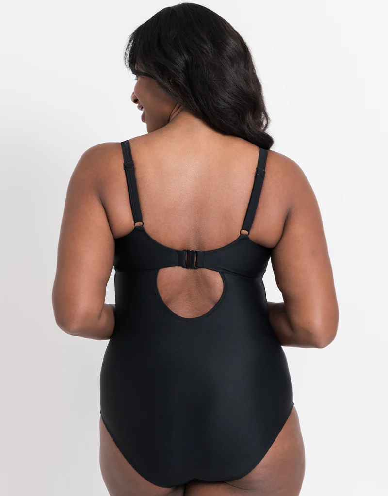 Flirtelle Verona Beach Balcony Swimsuit Black - Image 6