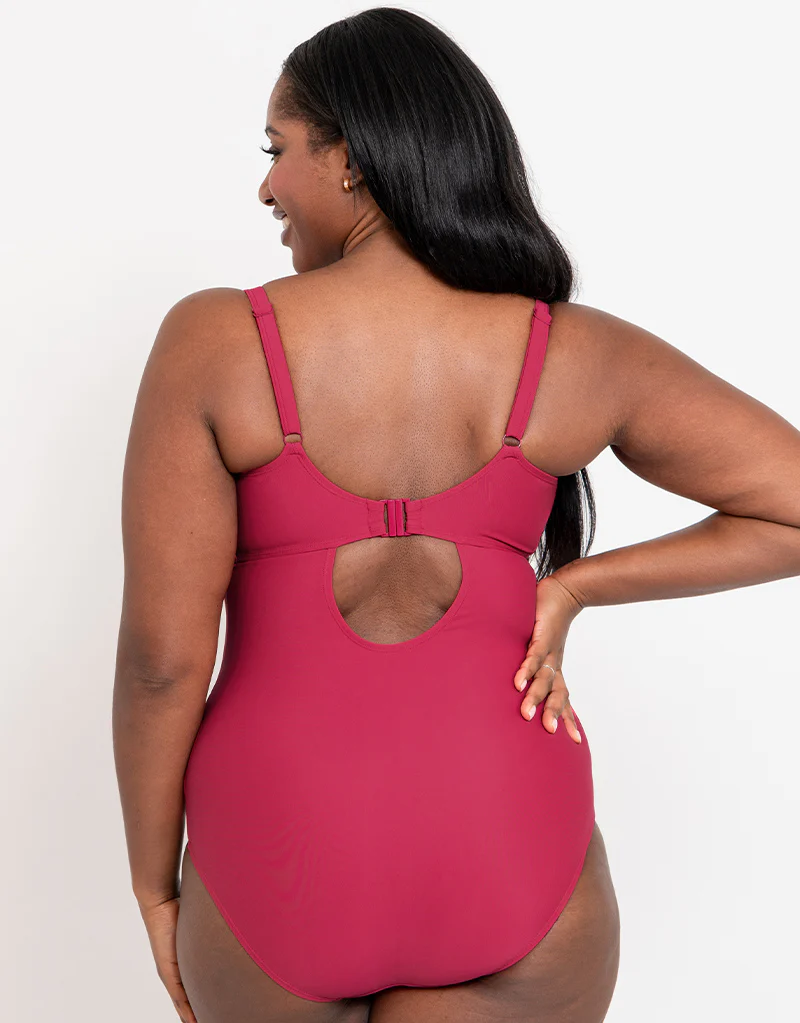 Flirtelle Verona Beach Balcony Swimsuit Crimson - Image 6