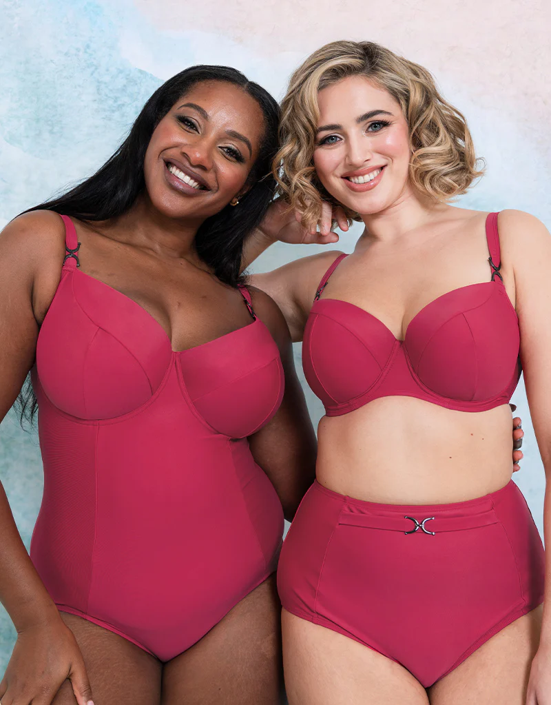Flirtelle Verona Beach Balcony Swimsuit Crimson - Image 8