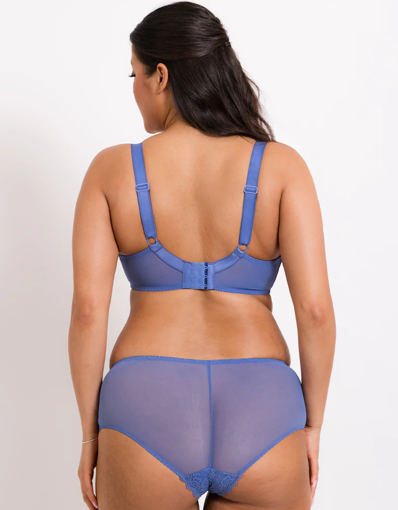 Flirtelle Viola Balcony Bra Cornflower Blue - Image 6