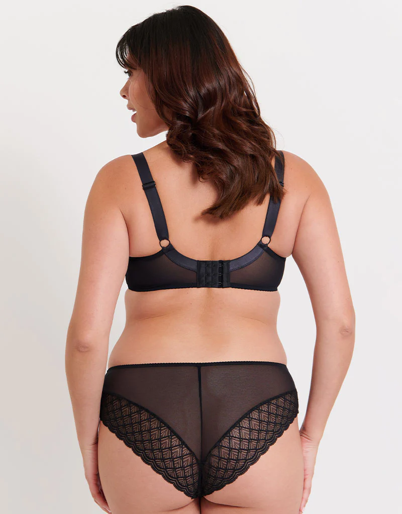 Flirtelle Viola Geo Balcony Bra Black - Image 6