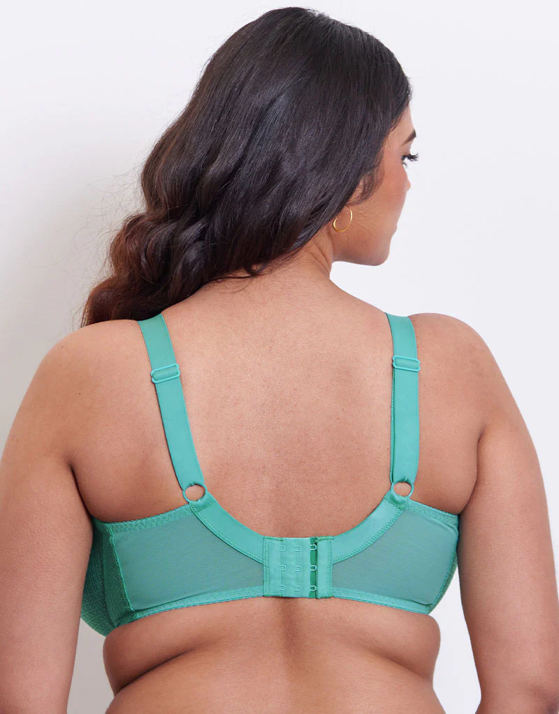 Flirtelle Viola Geo Balcony Bra Bright Teal - Image 5