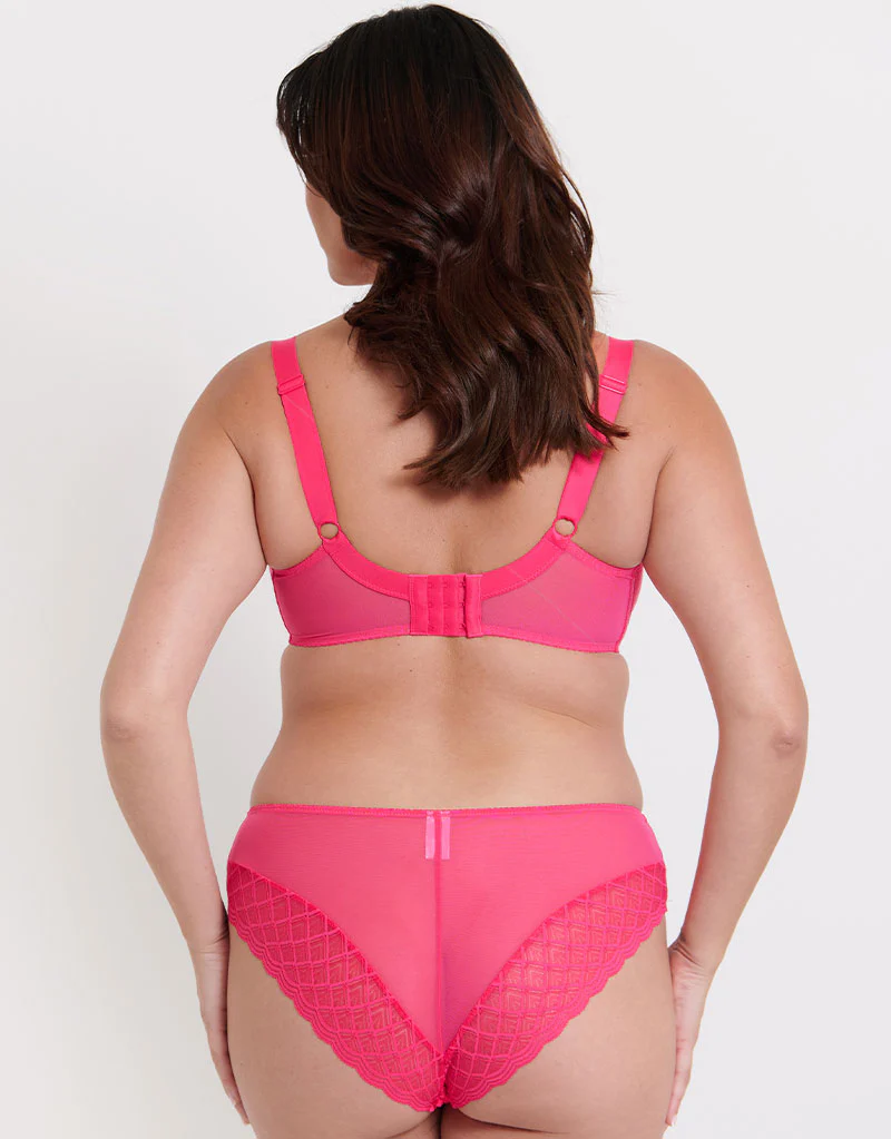 Flirtelle Viola Geo Balcony Bra Pink - Image 6