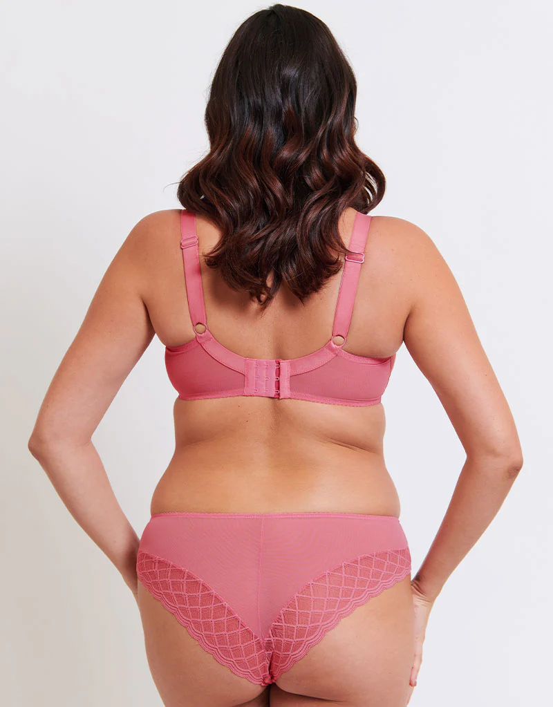 Flirtelle Viola Geo Balcony Bra Rose Pink - Image 6