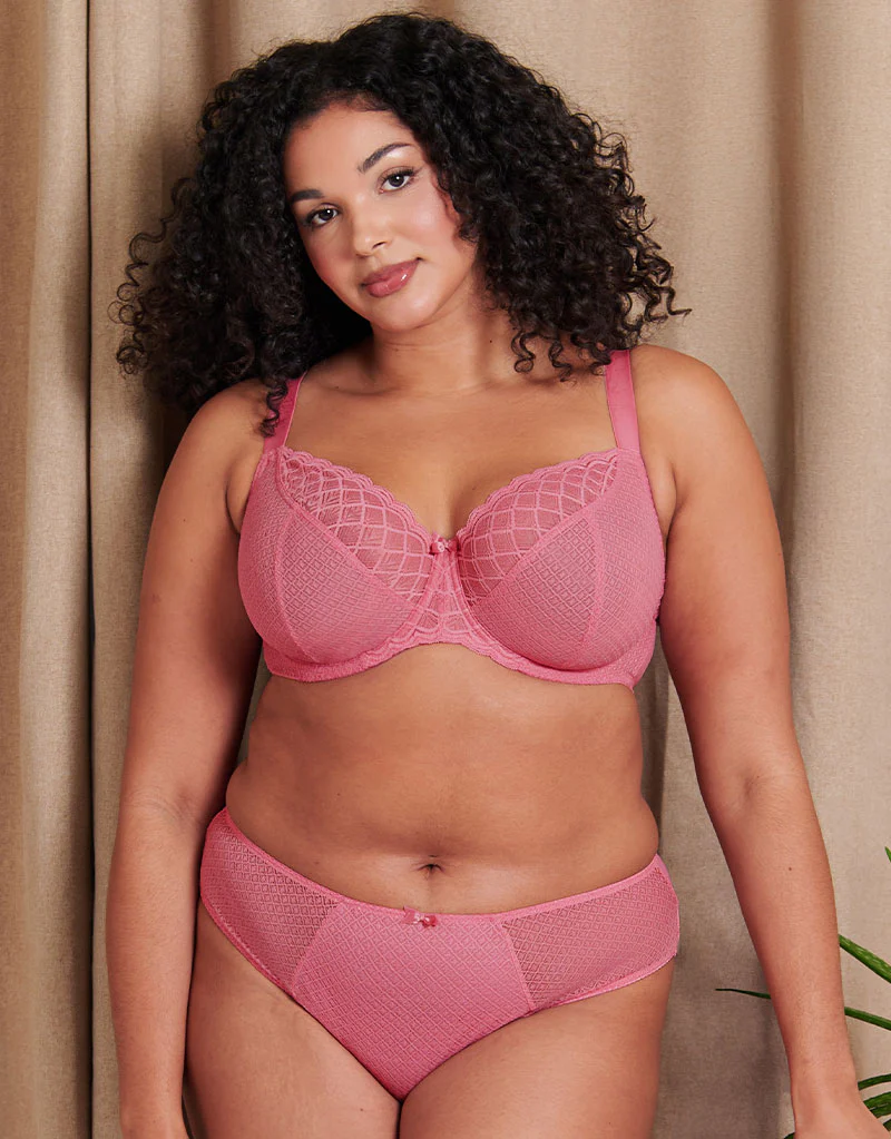 Flirtelle Viola Geo Brazilian Brief Rose Pink - Image 5