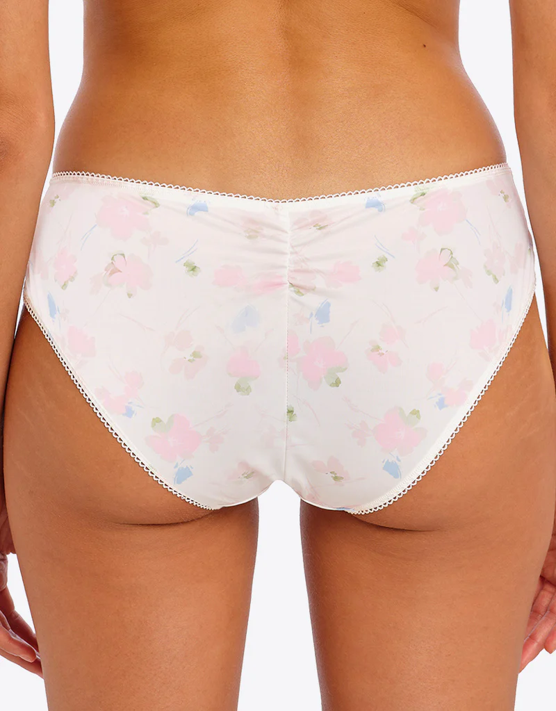 Freya Daydreaming Brief Flora White - Image 3