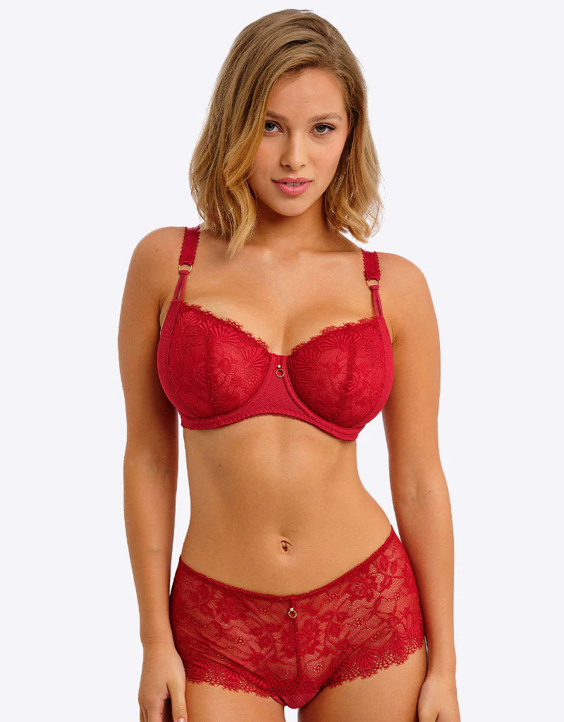 Freya Fascinate Balconette Bra Cherry Red