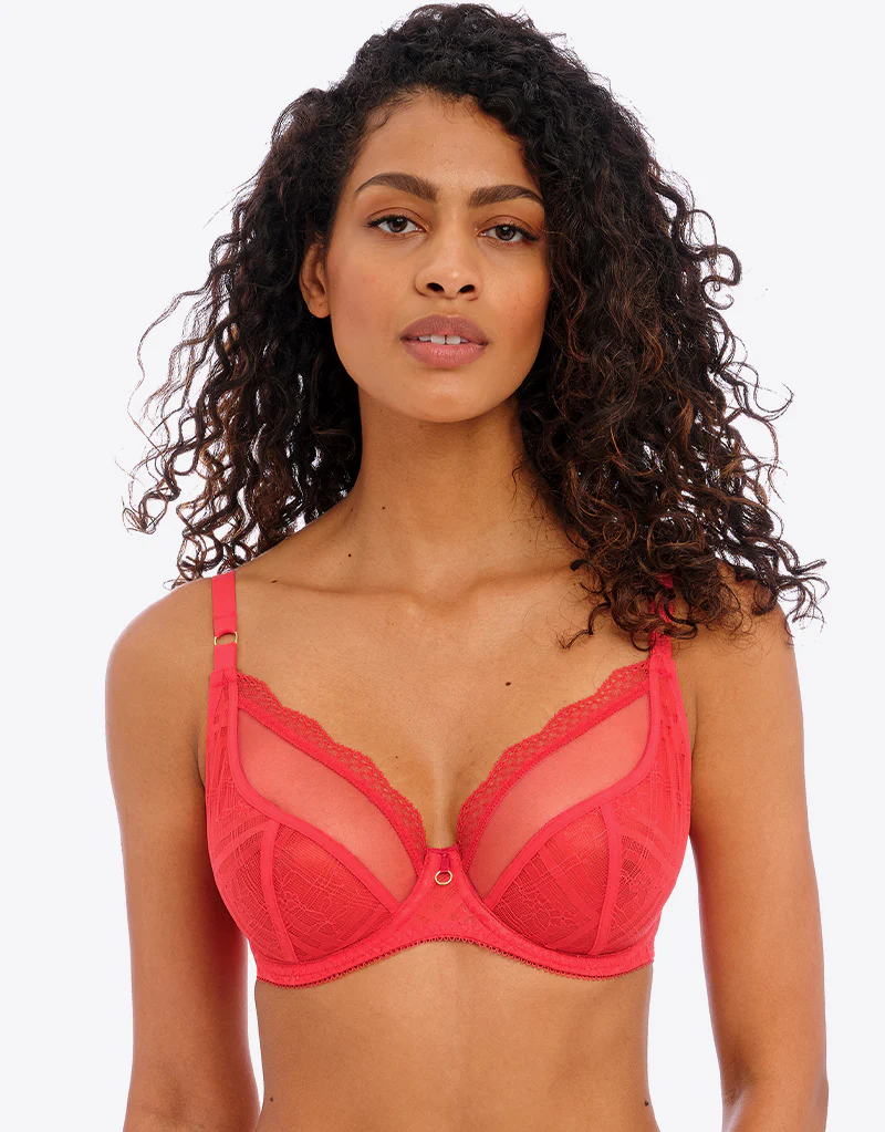 Freya Fatale Plunge Bra Chilli Red - Image 3