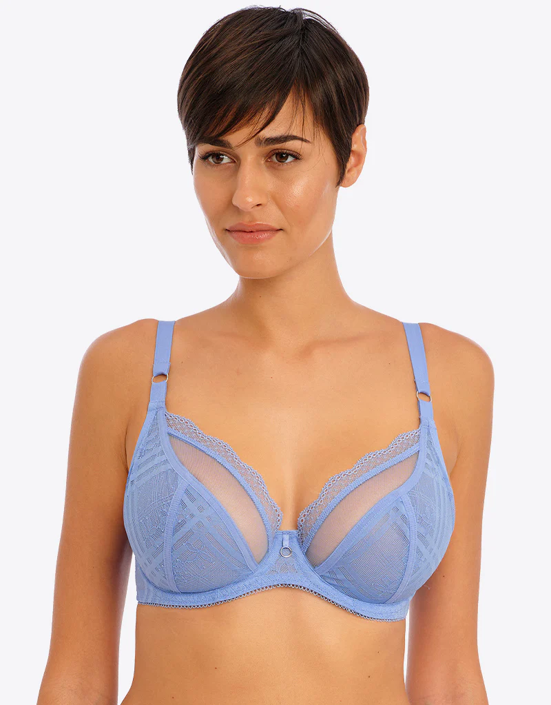 Freya Fatale Plunge Bra Cornflower Blue - Image 2