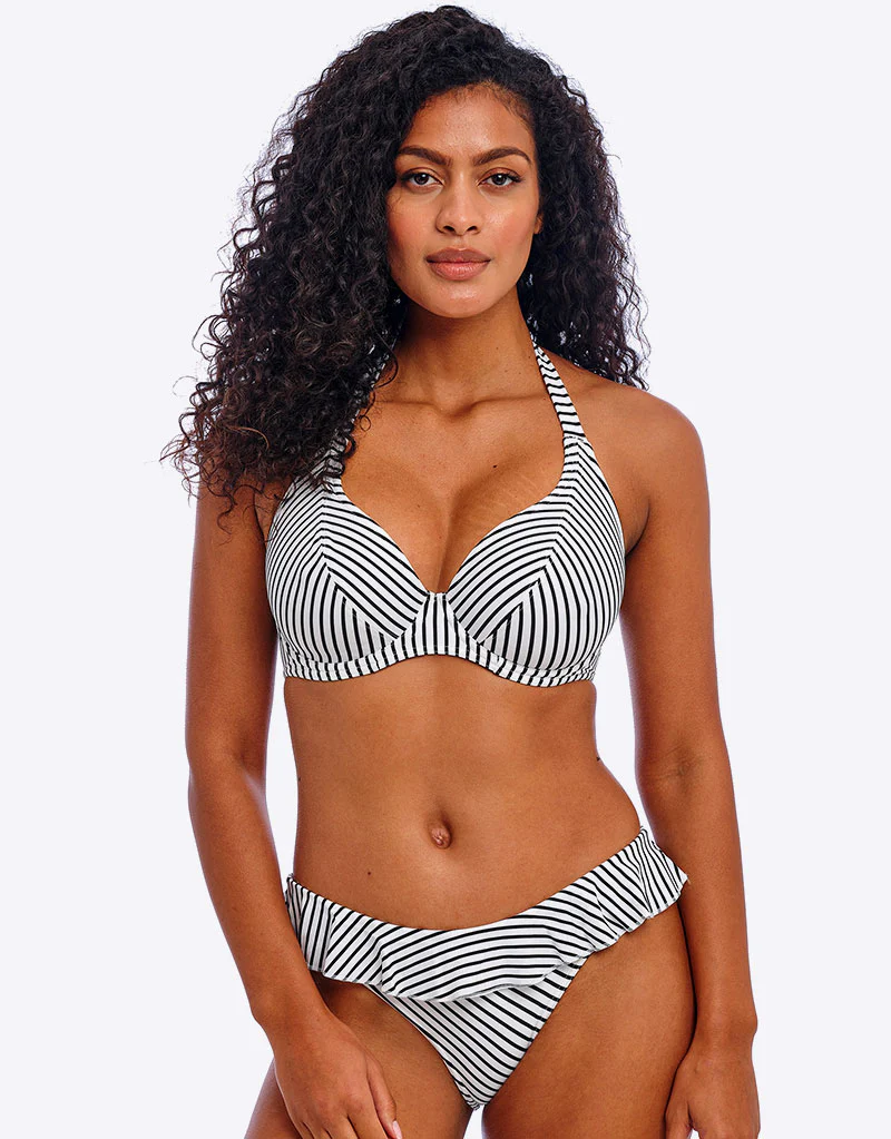 Freya Jewel Cove Italini Bikini Brief Black Stripe - Image 4