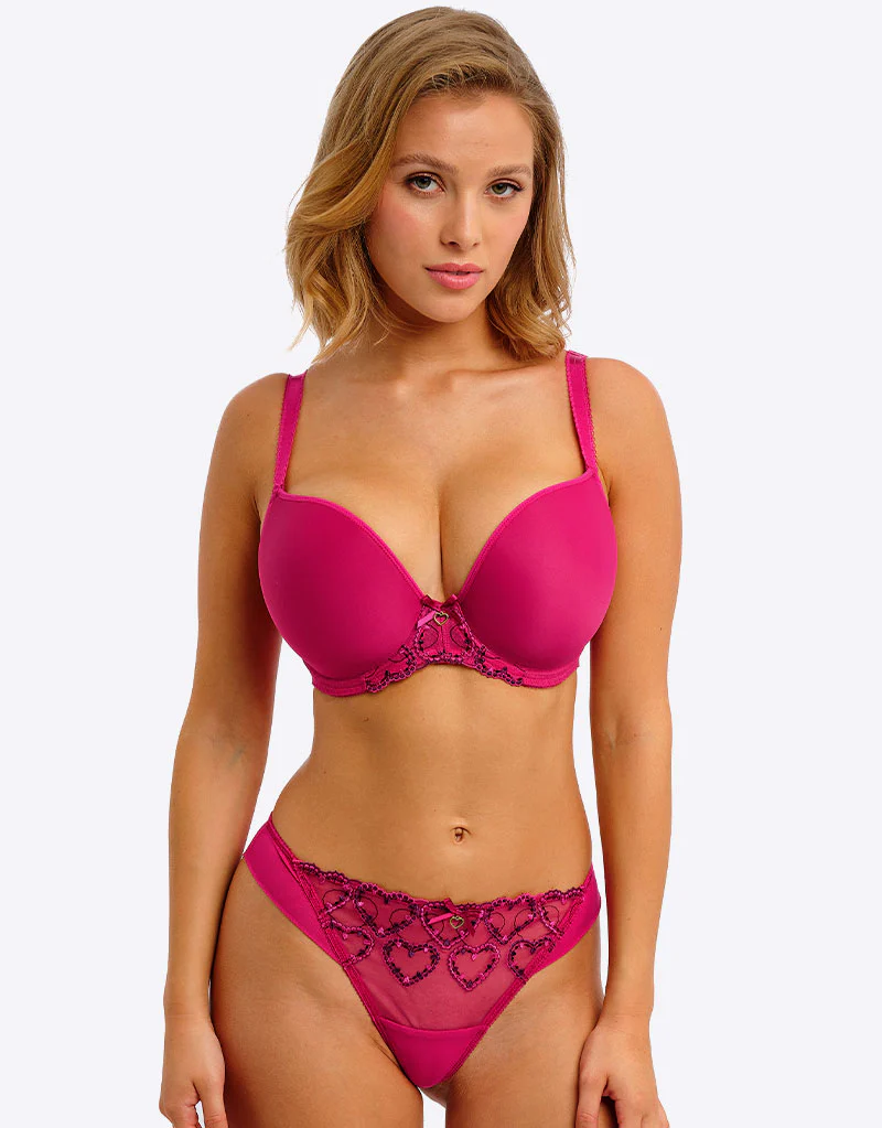 Freya Laurine Brazilian Brief Raspberry Pink - Image 4