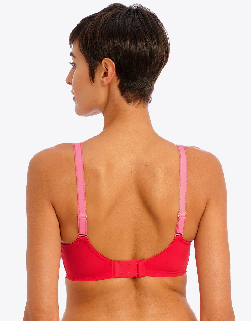 Freya Offbeat Side Support Bra Chilli Red - Image 4