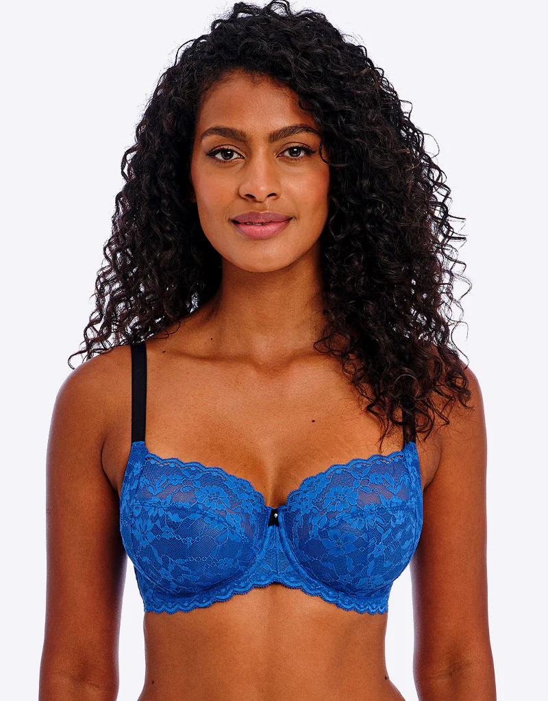 Freya Offbeat Side Support Bra Dazzling Blue - Image 2
