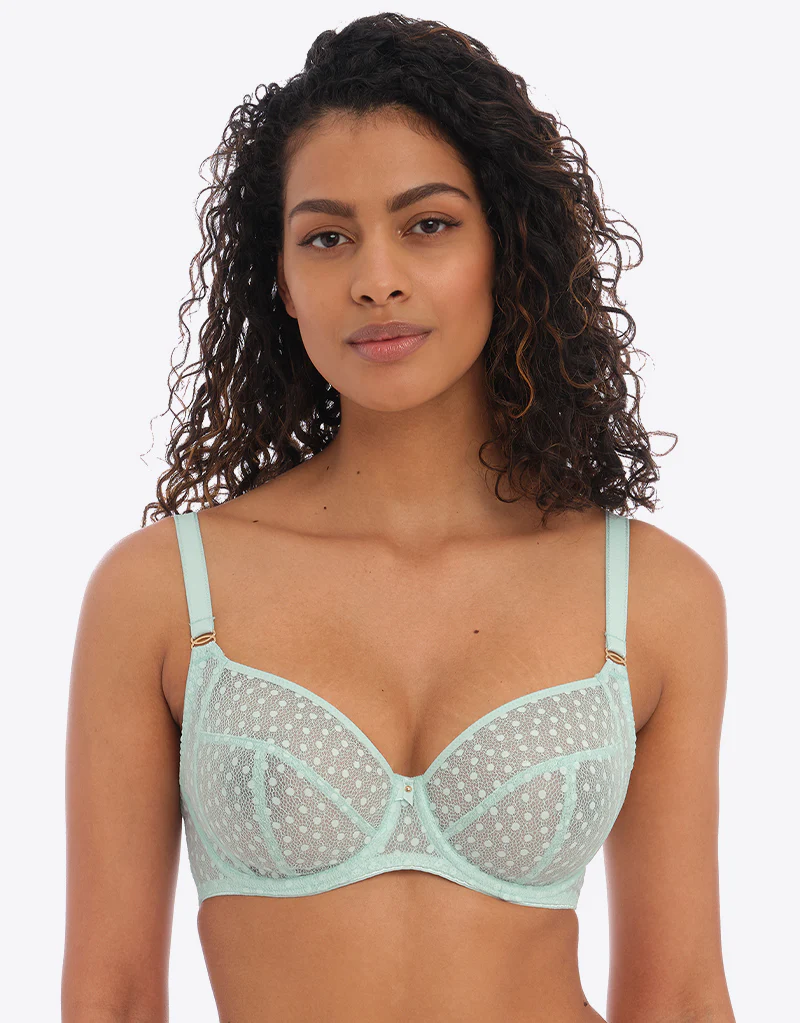 Freya Starlight Side Support Balcony Bra Pure Water - Image 2