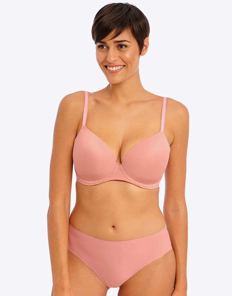 Freya Undetected Moulded T-Shirt Bra Ash Rose Pink