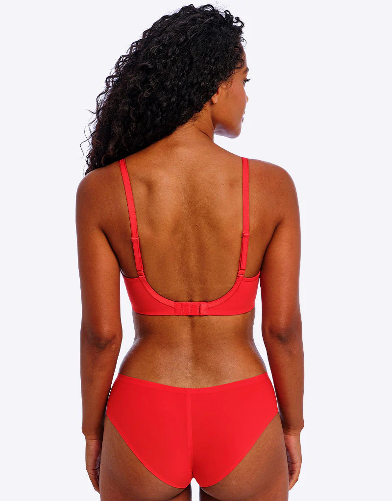 Freya Undetected Moulded T-Shirt Bra Chilli Red - Image 6