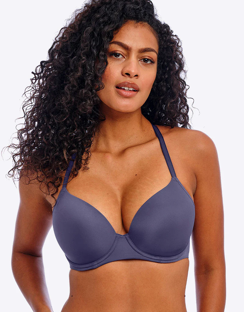Freya Undetected Moulded T-Shirt Bra Dusk Blue - Image 3