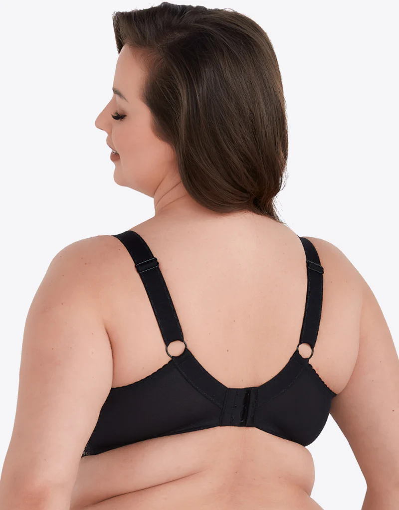 Gaia Chantal Full Cup Bra Black - Image 5