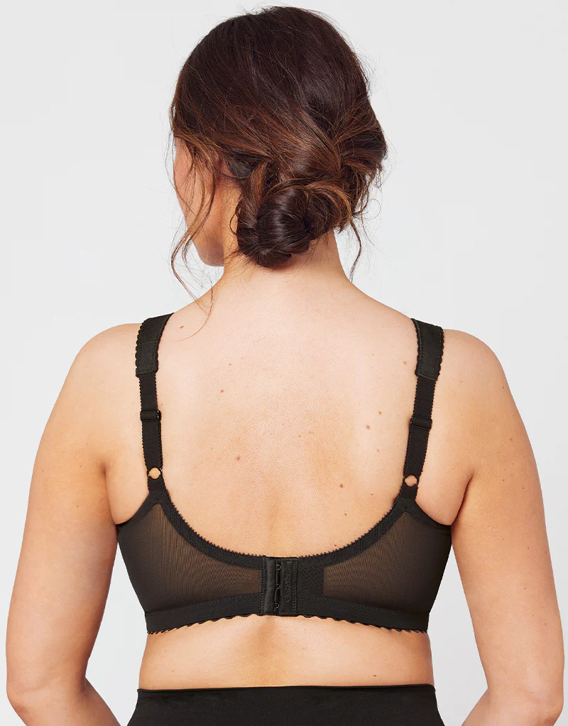 Glamorise Feel the Magic Wire-Free Support Bra Black - Image 6