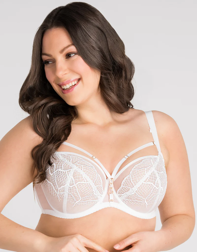 Gorsenia Forever White Balconette Bra White - Image 4
