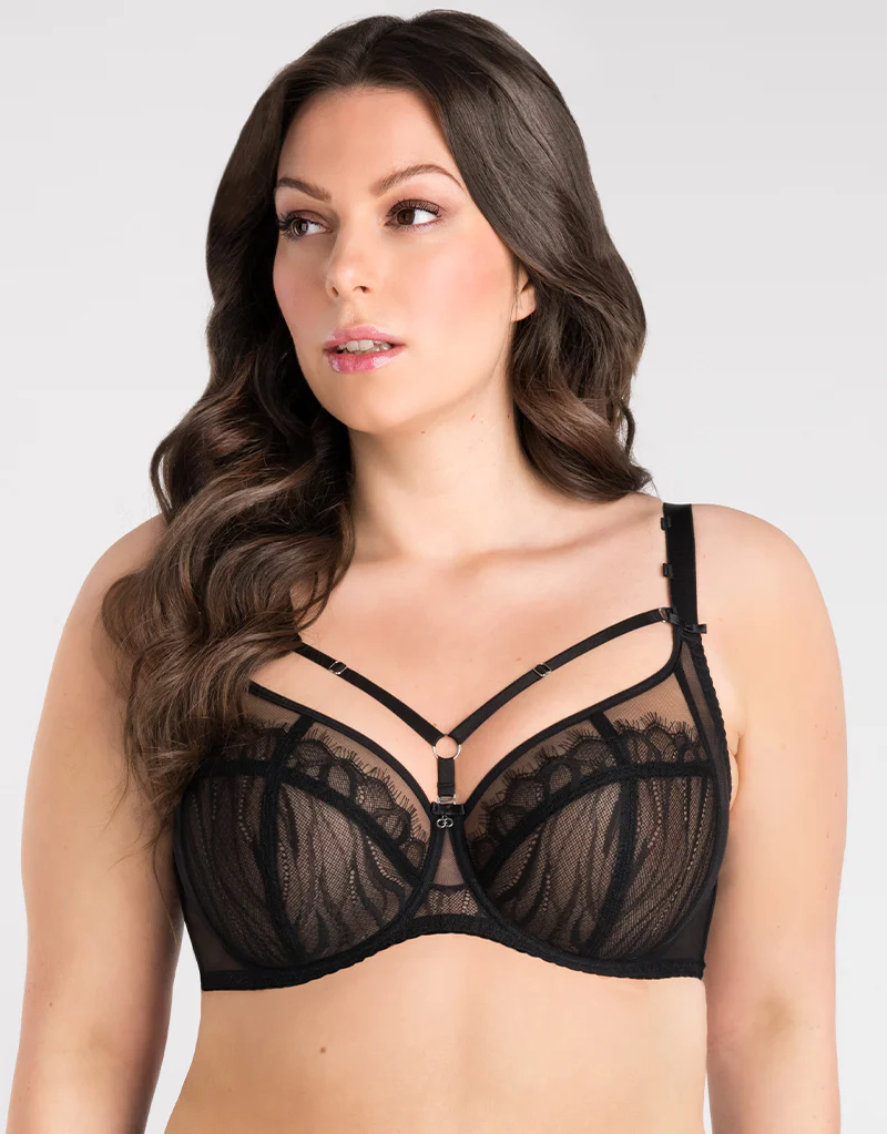 Gorsenia Inessa Full Cup Bra Black - Image 3