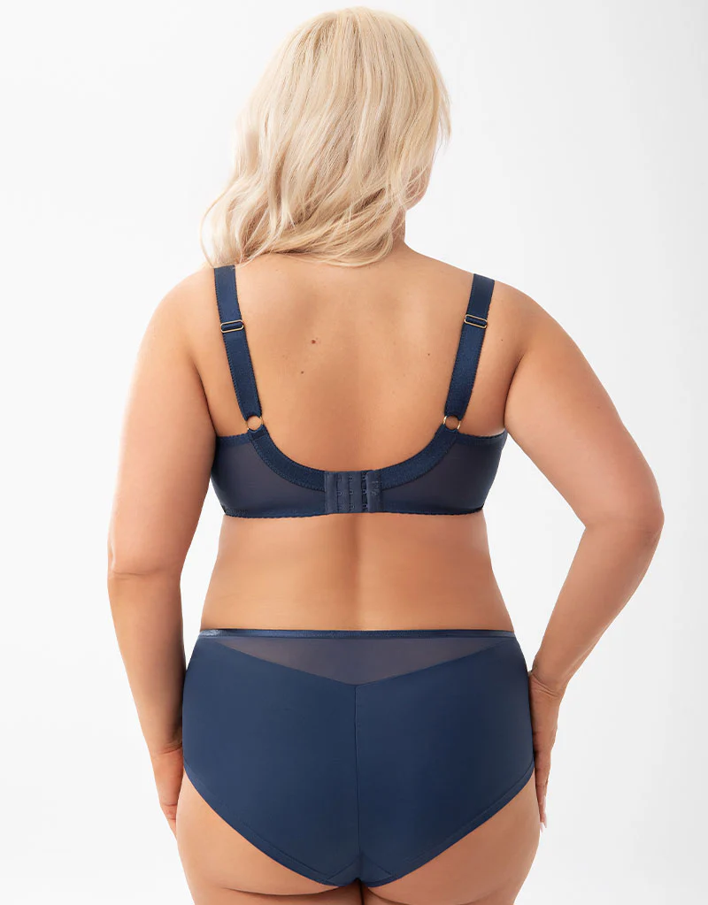 Gorsenia Narcisa Balconette Bra Navy Blue - Image 6