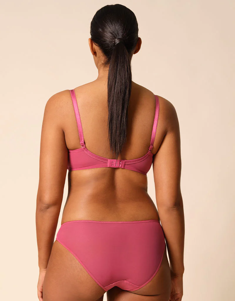 Gossard Glossies Lace Brief Rose Pink - Image 5