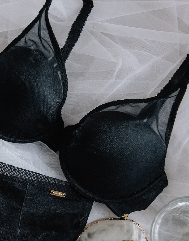 Gossard Glossies Light Padded Bra Black - Image 8