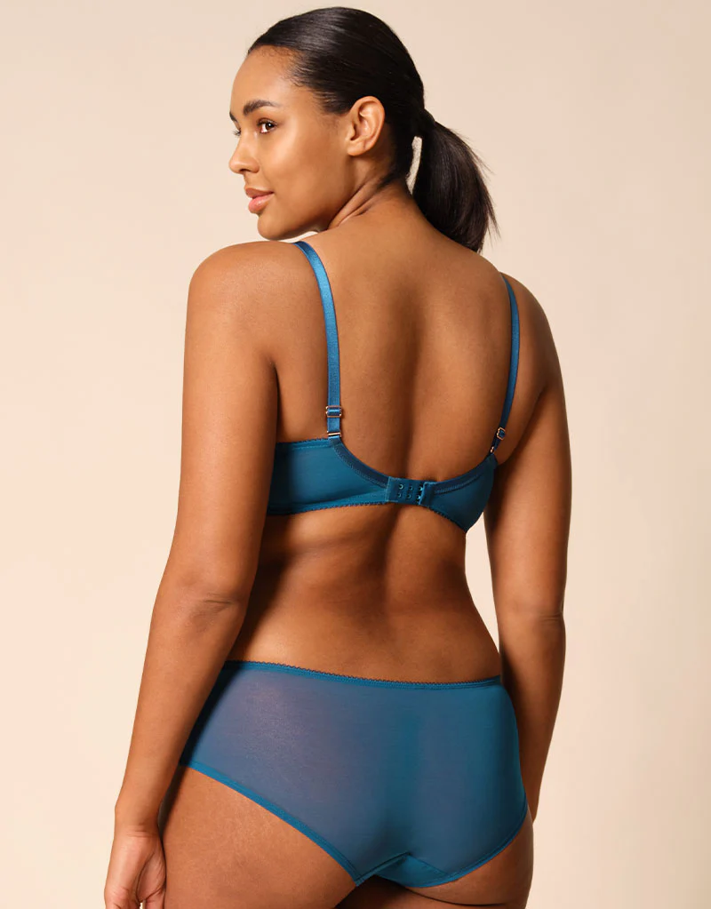 Gossard Superboost Lace Short Deep Teal Blue - Image 5
