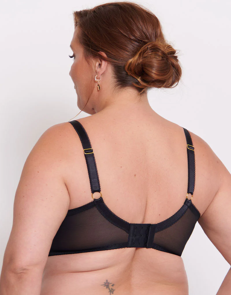Liaison Lisbon Padded Plunge Bra Black - Image 5