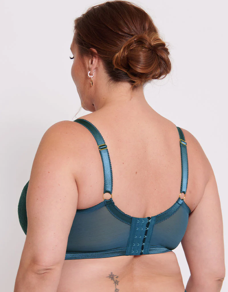 Liaison Vienna Padded Longline Balcony Bra French Navy - Image 5