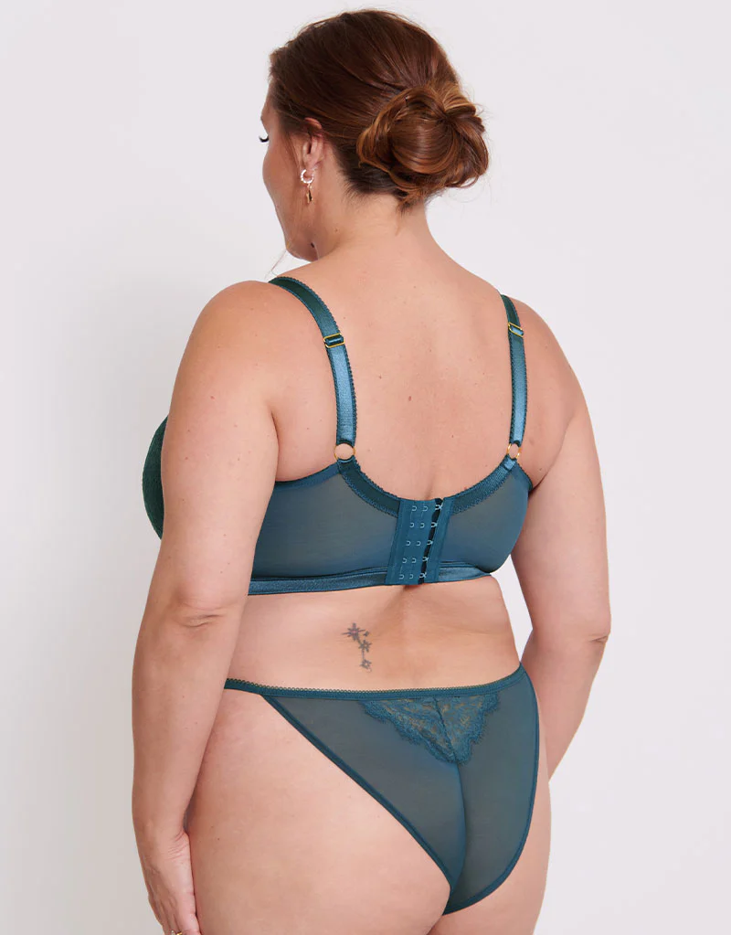 Liaison Vienna Padded Longline Balcony Bra French Navy - Image 6