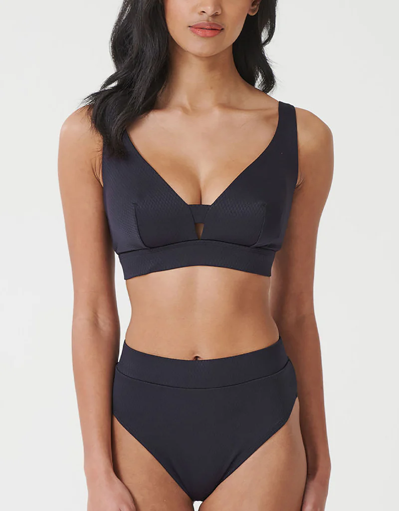 Miss Mandalay Christina High Waist Bikini Brief Black - Image 2